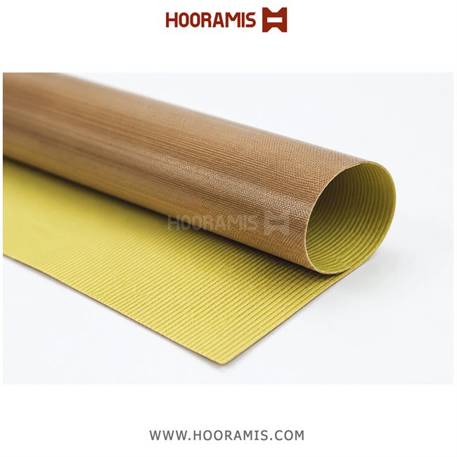 پارچه تفلون فایبر فلون چسب‌دار با ضخامت 0.08 (Fiber Flon Fabric 0.08ad)0